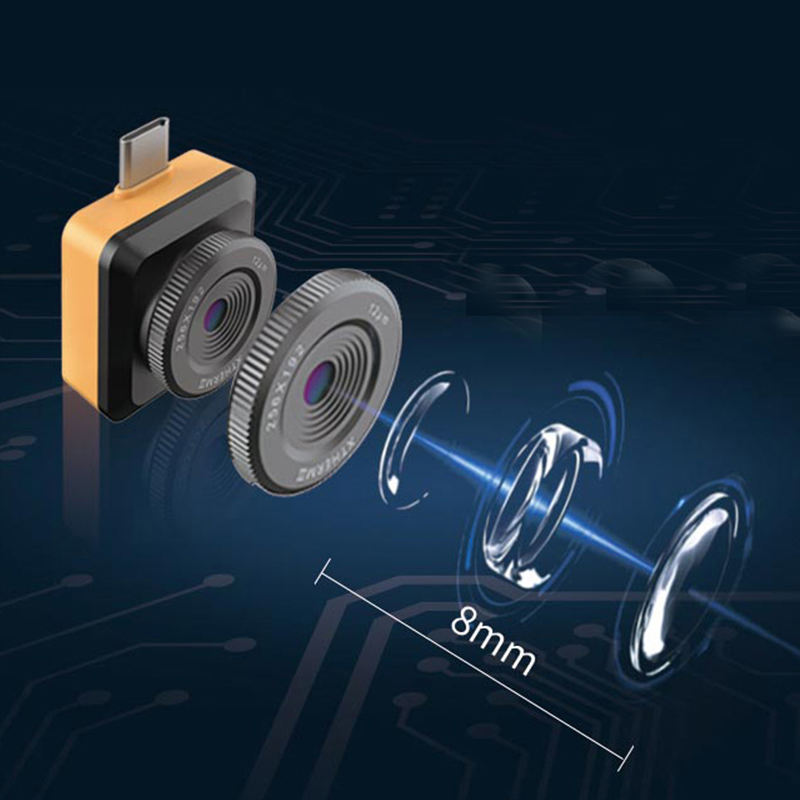 Инфракрасная тепловизионная ка – обзор и цена Infiray P2 Pro Macro Lens