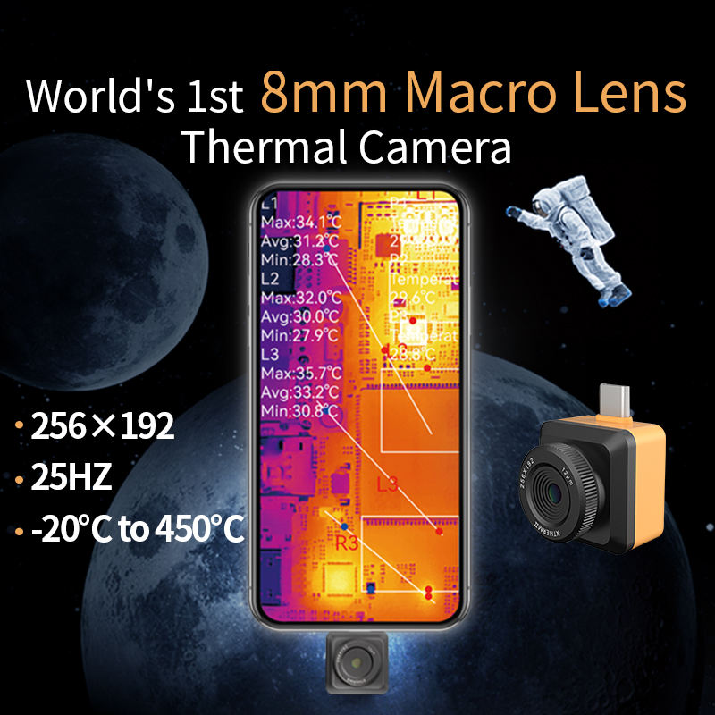 Инфракрасная тепловизионная ка – обзор и цена Infiray P2 Pro Macro Lens