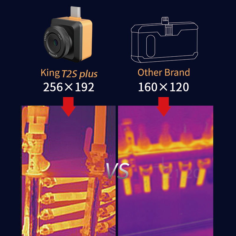 Инфракрасная тепловизионная ка – обзор и цена Infiray P2 Pro Macro Lens