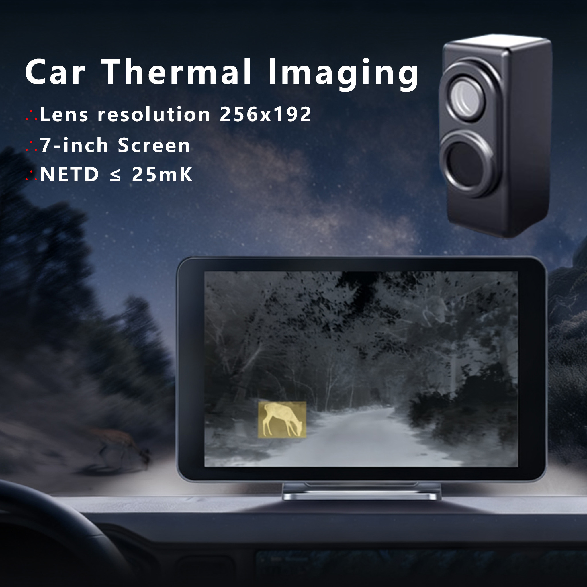 Камера ночного видения NS7 для – обзор и цена Hunting Thermal Imaging Scope